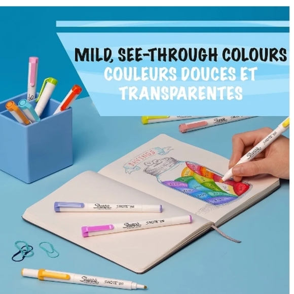 SHARPIE-S-NOTE DUO DUAL ENDED CREATIVE HIGHLIGHTERS (8PK ASSORTED) - Picture 4 of 6